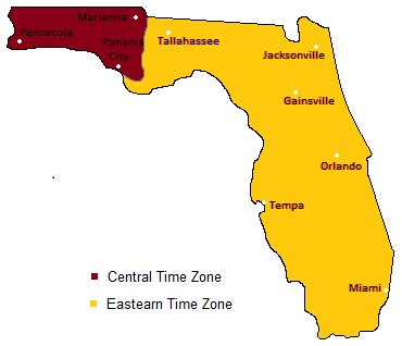 EST to GMT to Jacksonville, FL, USA t.